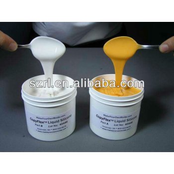 chocolate mouldings 2 parts silicone rubber(1:1)