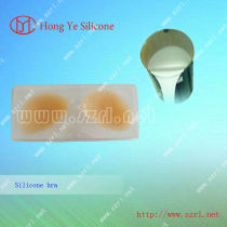 Silicone rubber for breast pad making