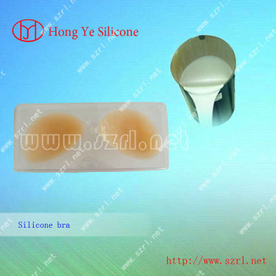 Silicone rubber for breast pad making