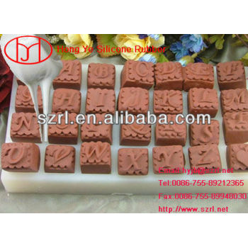 Making food molds using silicone rubber