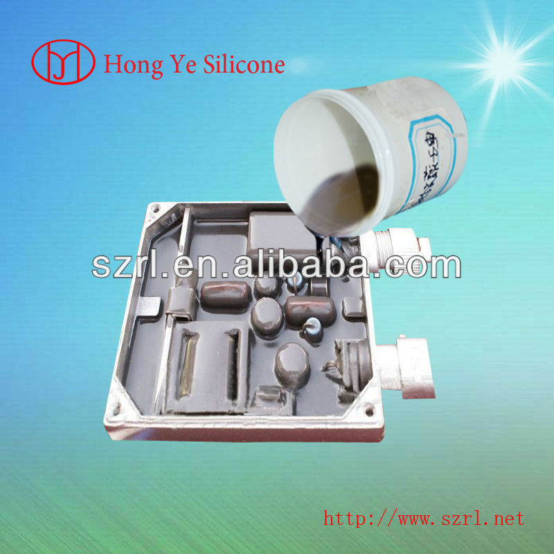 Silicone rubber for potting compound