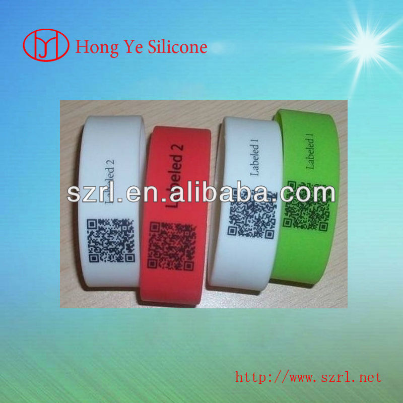 Promo Gift Idea -QR Code silicone Wrist Band