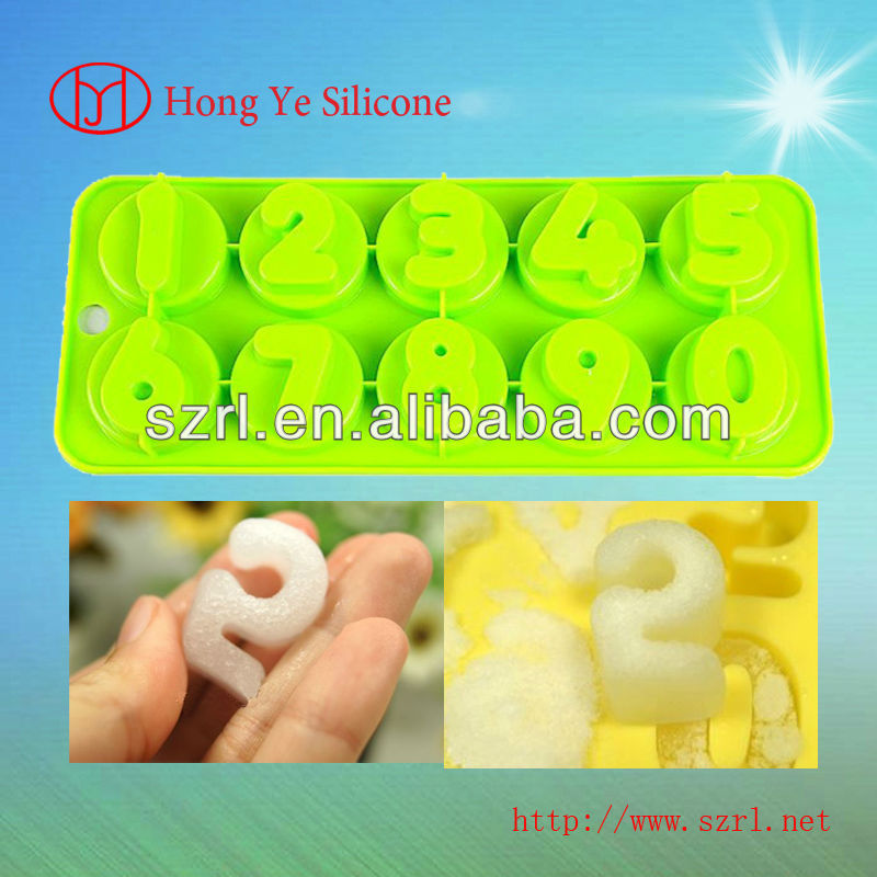 injection silicone rubber for cake mold making