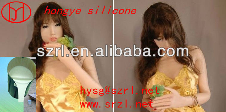 Special liquid silicone rubber for the imitation doll