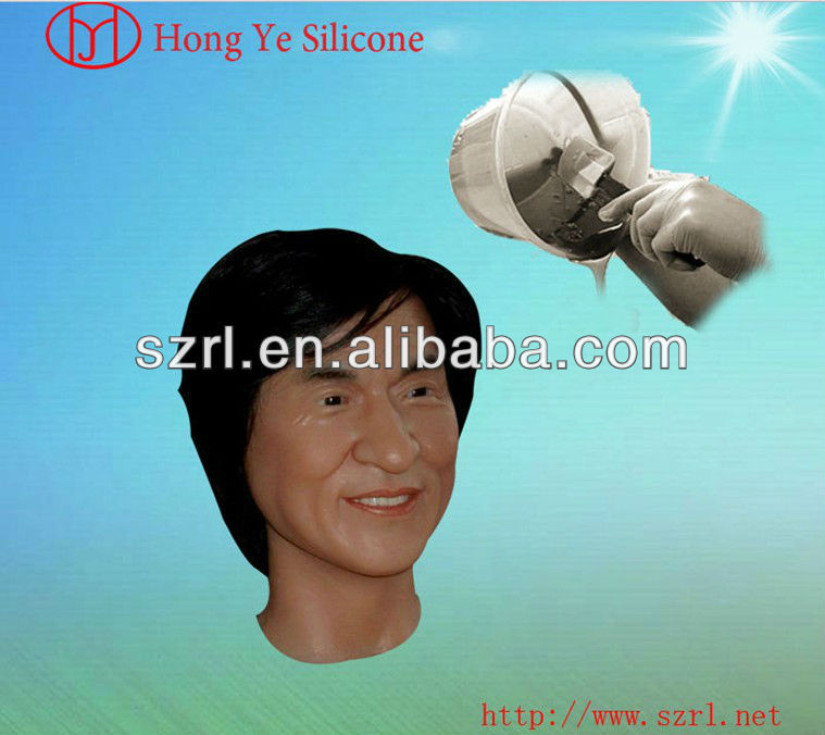 liquid silicone rubber for imitation of the human body