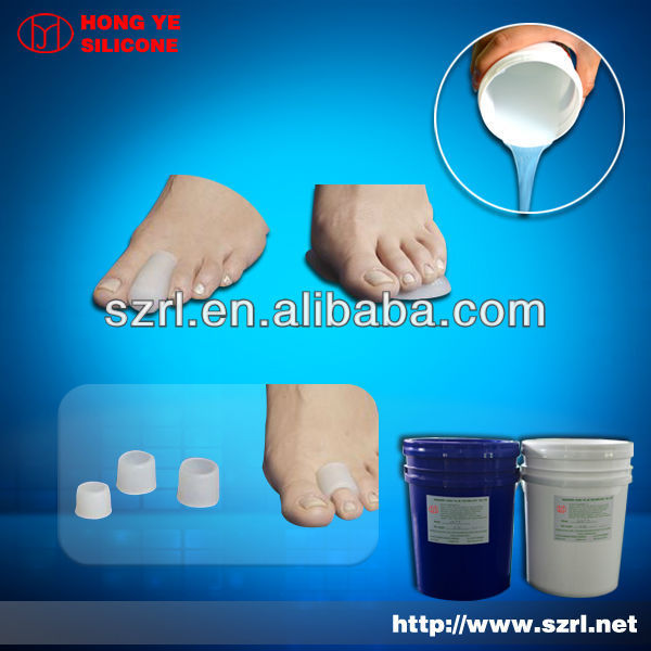 liquid tranparent silicone rubber for insoles making