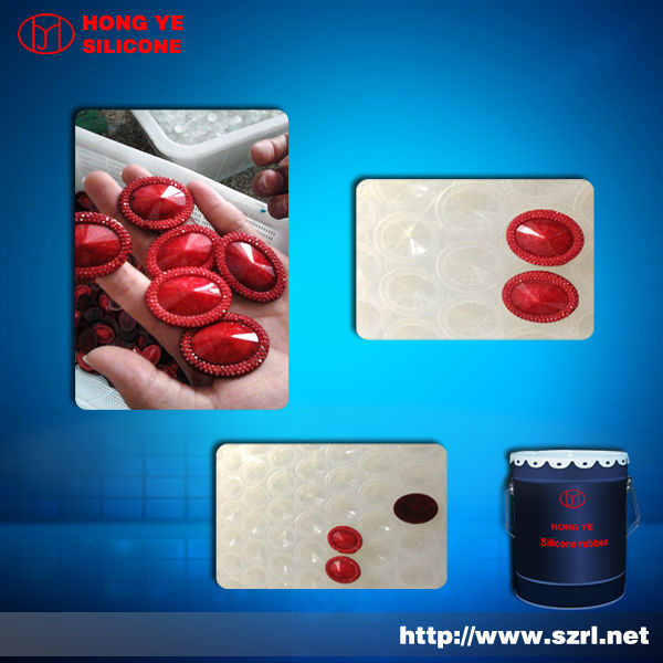 Addition cure silicone for resin jewelry