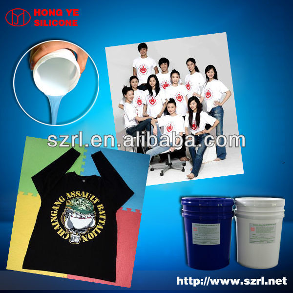 Textile silicone ink for printing T shirt