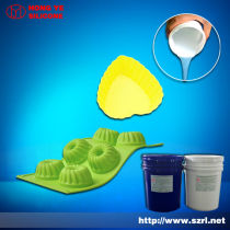 injection silicone rubber for cake mold making