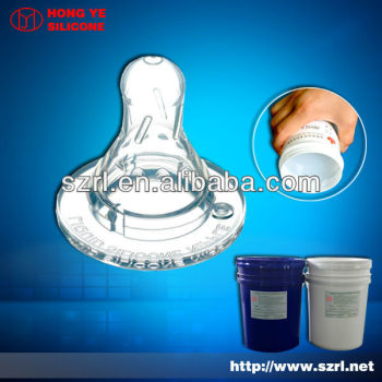 Food grade injection molding silicone for baby nipple manufacture