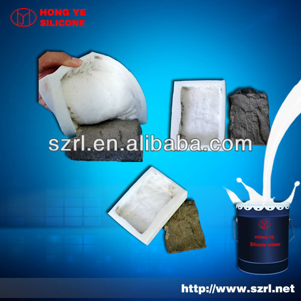 Molding silicone rubber for concrete stone making