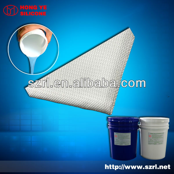 silicone rubber coating on nylon for glossy and antislip purpose