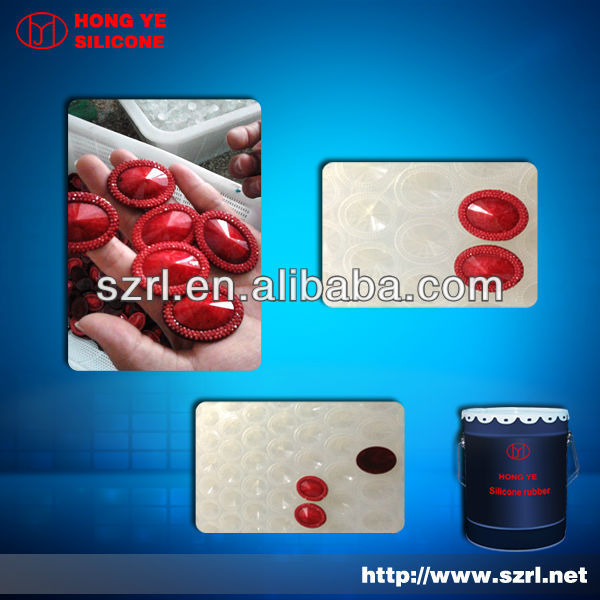 Transparent Silicone Rubber for Resin Diamond Molding