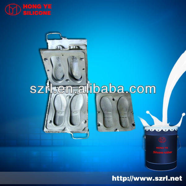 RTV liquid shoe sole molding silicon rubber