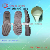 Shoe sole molding RTV silicone