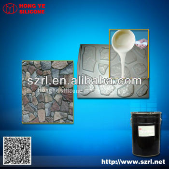 Non shrinkage platinum cure Rtv-2 silicone rubber for concrete stone casting