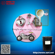 Platinum cured silicone rubber for alloy items