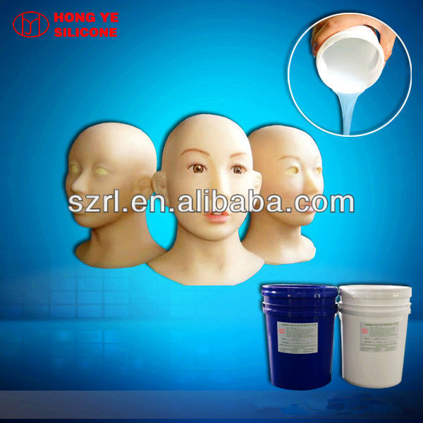 FDA silicone rubber for life casting to make mask