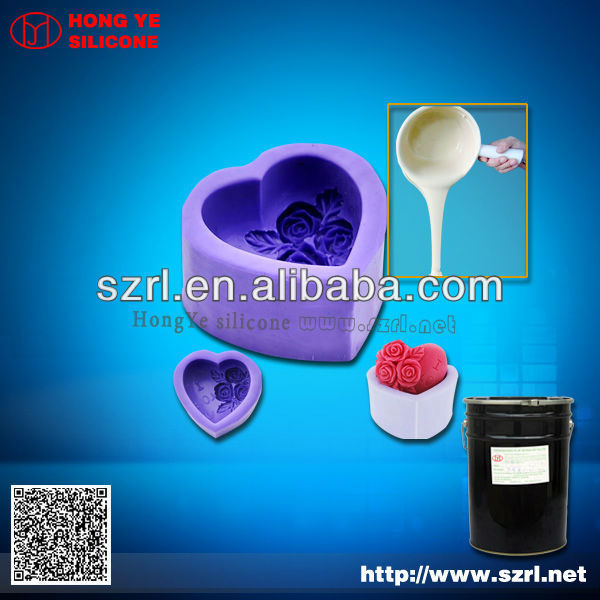 Liquid silicone rubber for candy mold making