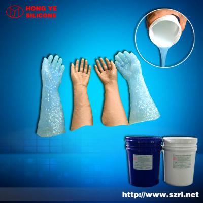 Skin safe liquid silicone for orthopedic prostheses