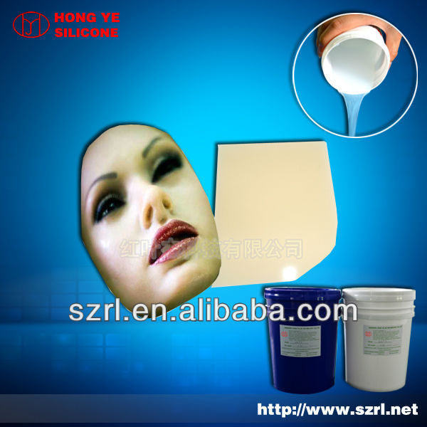 2 part addition cure silicone rubber for mask making