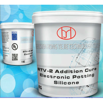 Electronic potting compound silicone for good elasticity