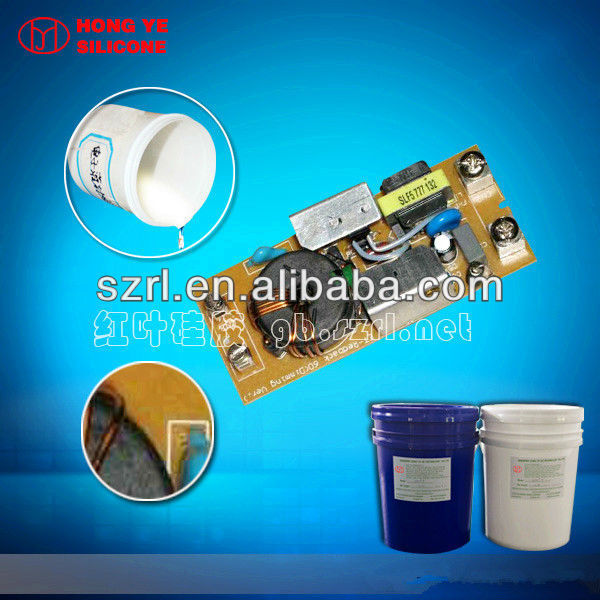 gray electronice potting compoud silicone for street lamp