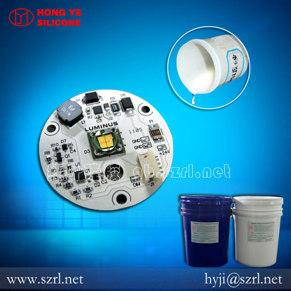 Tin cure electronic potting silicone for LED