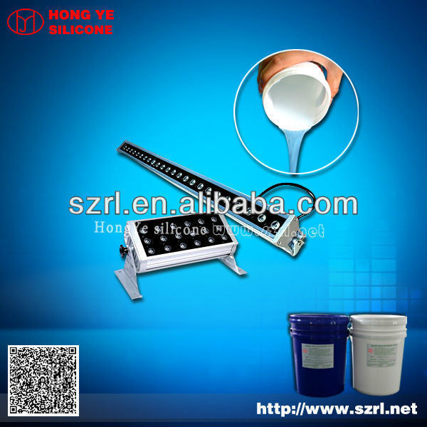 Electronic potting silicone material for PVC board