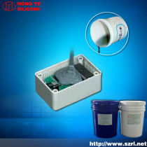 Translucent silicone rubber for potting