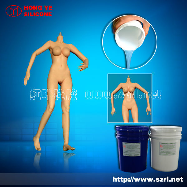 Life casting silicone for sex toy