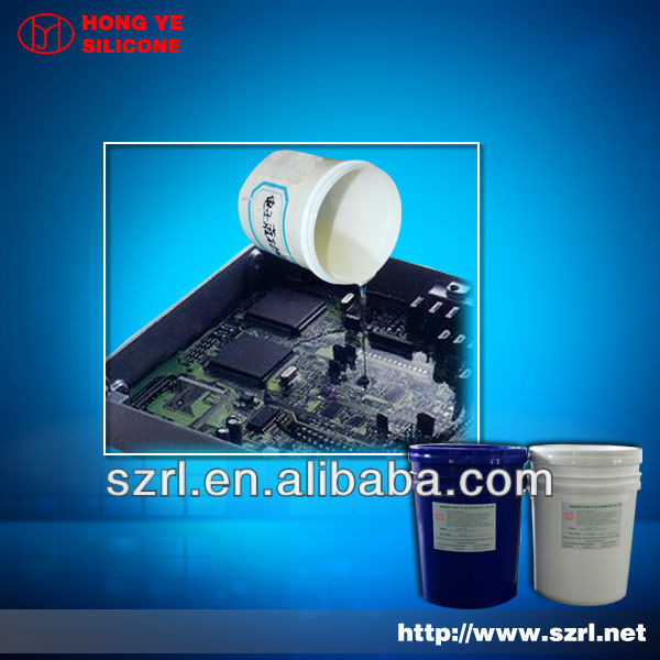 high transparent LED electronic components module potting silicone