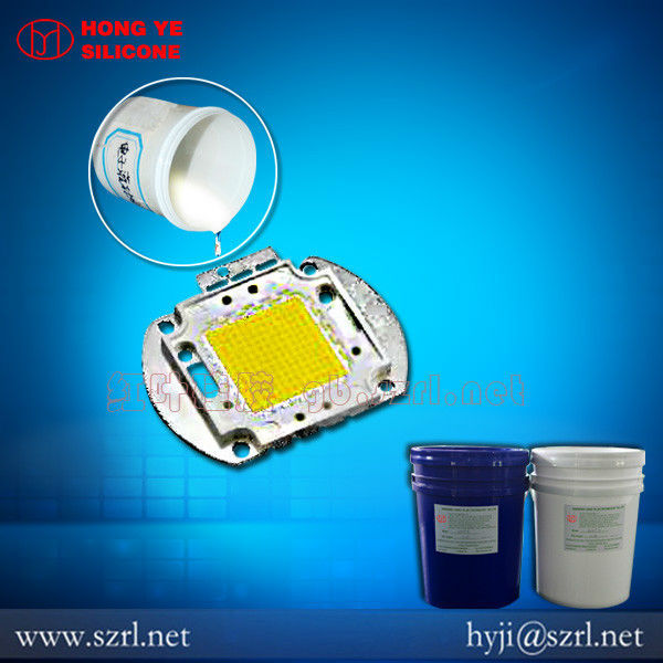 Tin cure electronic potting silicone for LED