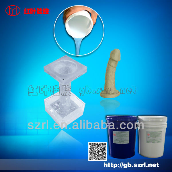 Life casting silicone for dildos making
