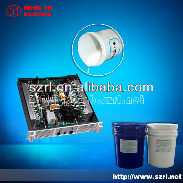 Electronic potting silicone rubber for filling LED