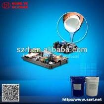 Two part potting silicone material for PVC board