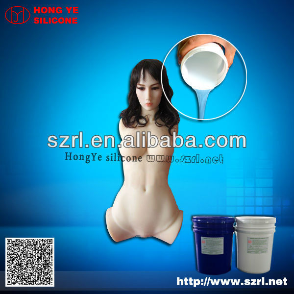 Liquid RTV silicone for inflatable doll
