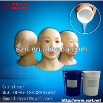 Skin Safe Life-casting silicone rubber