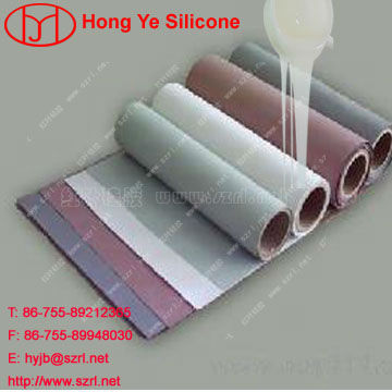Transparent Silicone rubber for coating textile screen printing