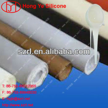 Silicone rubber screen printing ink for coating fiberglass cloth