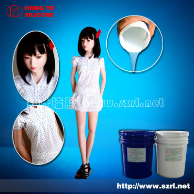 liquid silicone for love doll with mix ratio 1:1