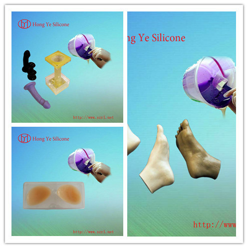 Life casting silicone rubber for silicone pad