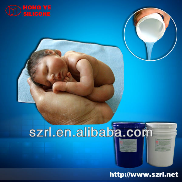 Addition Cure life casting silicon for human bodys