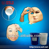 Silicone rubber material for making masks
