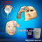 Silicone rubber material for making masks
