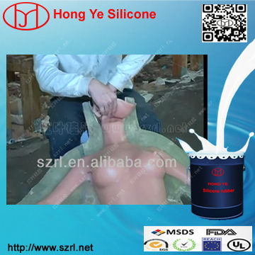 Addition Cure Life Casting Silicones for body casting