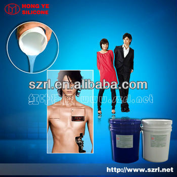 Addition cure silicone rubber for life casting