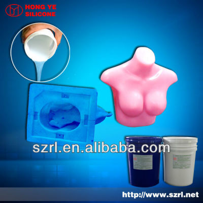 silicone rubber for imitating the human body