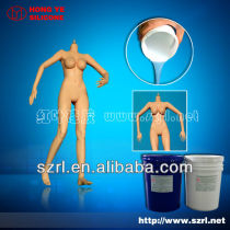 Life casting silicone rubber for human body making