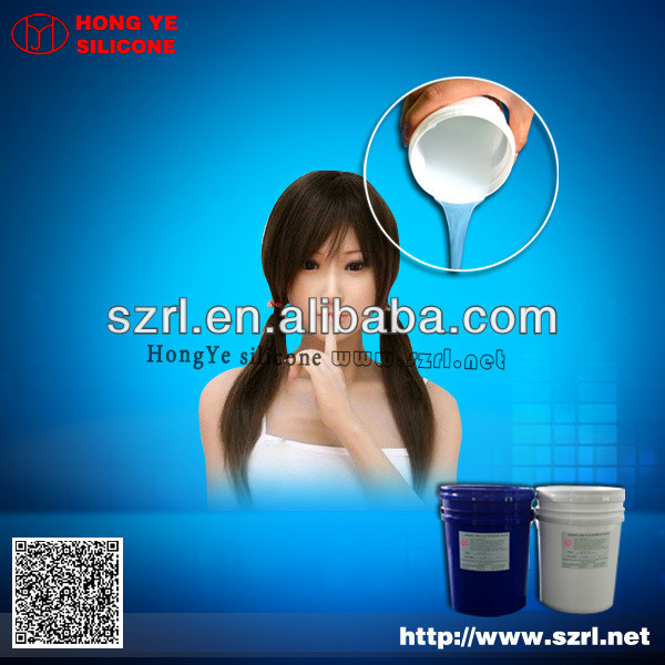 Liquid skin color silicone for sex doll mold making